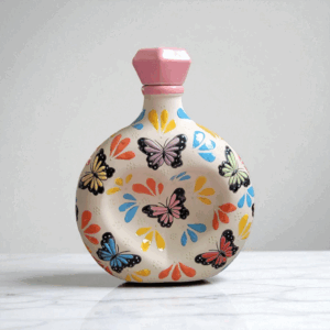 Botella Mariposas Multicolor