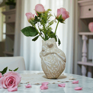 Florero corazón